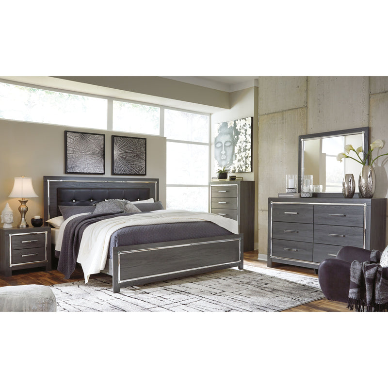 Lodanna - Gray - Six Drawer Dresser-Washburn's Home Furnishings