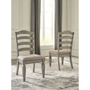 Lodenbay - Antique Gray - Dining Uph Side Chair (2/cn)-Washburn's Home Furnishings