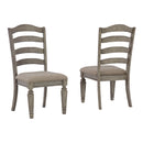 Lodenbay - Antique Gray - Dining Uph Side Chair (2/cn)-Washburn's Home Furnishings