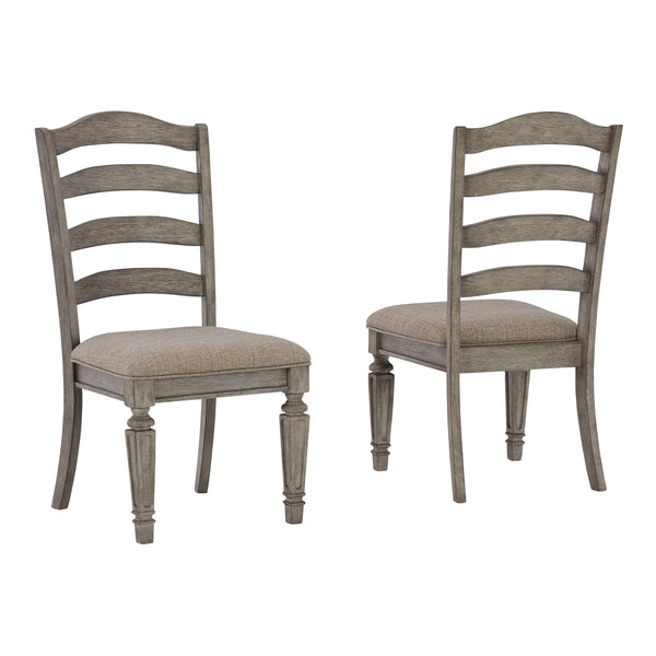 Lodenbay - Antique Gray - Dining Uph Side Chair (2/cn)-Washburn's Home Furnishings