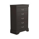 Louis Philippe - Chest - 48.25 - Brown-Washburn's Home Furnishings