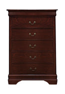 Louis Philippe - Chest - 48.25 - Wood - Brown-Washburn's Home Furnishings