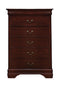 Louis Philippe - Chest - 48.25 - Wood - Brown-Washburn's Home Furnishings