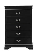 Louis Philippe - Chest - Black-Washburn's Home Furnishings