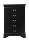 Louis Philippe - Chest - Black-Washburn's Home Furnishings