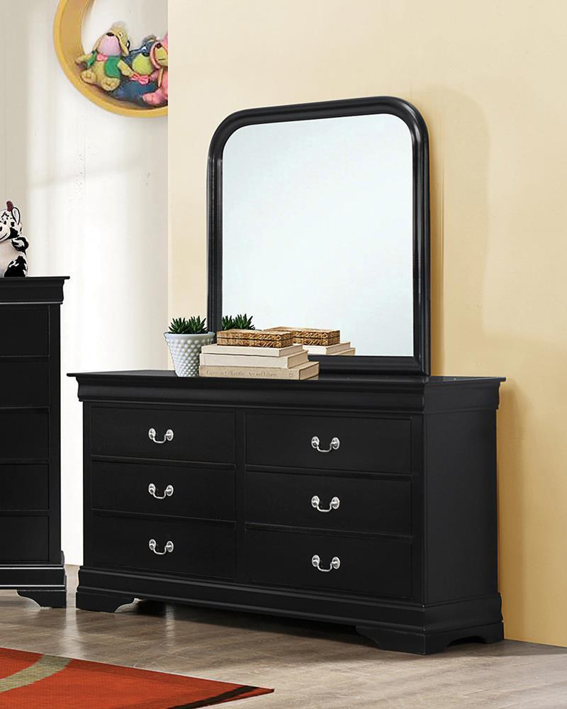 Louis Philippe - Dresser - Black-Washburn's Home Furnishings