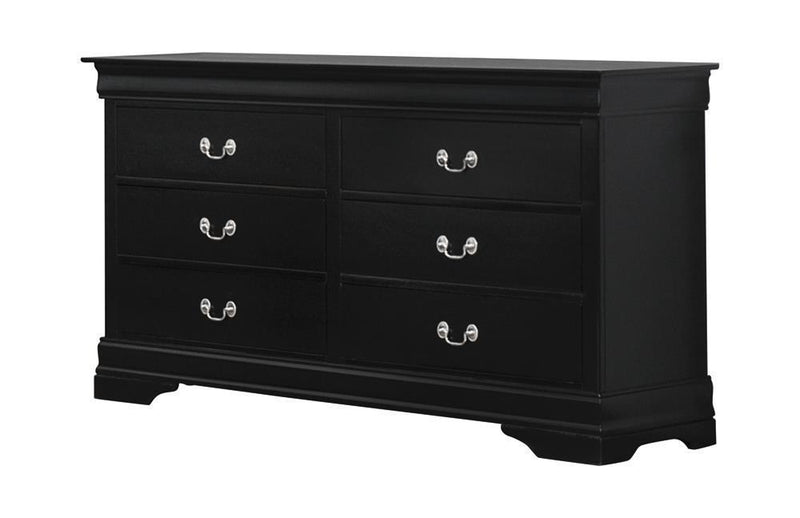 Louis Philippe - Dresser - Black-Washburn's Home Furnishings