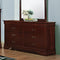 Louis Philippe - Dresser - Dark Red-Washburn's Home Furnishings