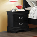 Louis Philippe - Nightstand - Black-Washburn's Home Furnishings