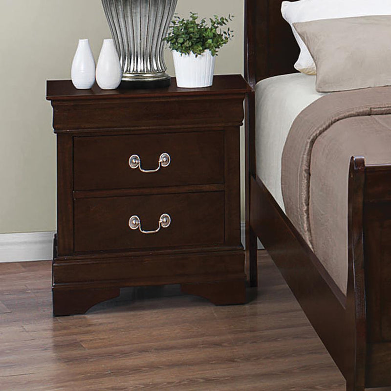 Louis Philippe - Nightstand - Brown-Washburn's Home Furnishings