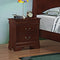 Louis Philippe - Nightstand - Dark Red-Washburn's Home Furnishings