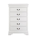 Louis Phillipe - Chest - White-Washburn's Home Furnishings