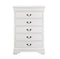 Louis Phillipe - Chest - White-Washburn's Home Furnishings