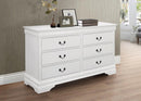 Louis Phillipe - Dresser - White-Washburn's Home Furnishings