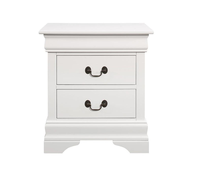 Louis Phillipe - Nightstand - White-Washburn's Home Furnishings