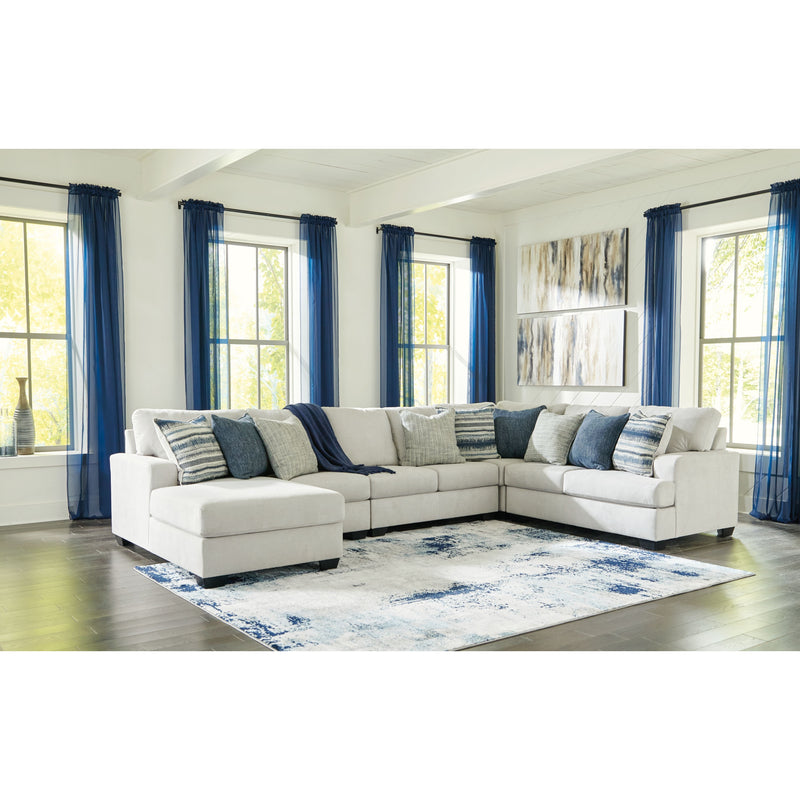 Lowder - Stone - Left Arm Facing Chaise 5 Pc Sectional-Washburn's Home Furnishings