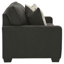 Lucina - Charcoal - Loveseat-Washburn's Home Furnishings