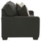 Lucina - Charcoal - Loveseat-Washburn's Home Furnishings