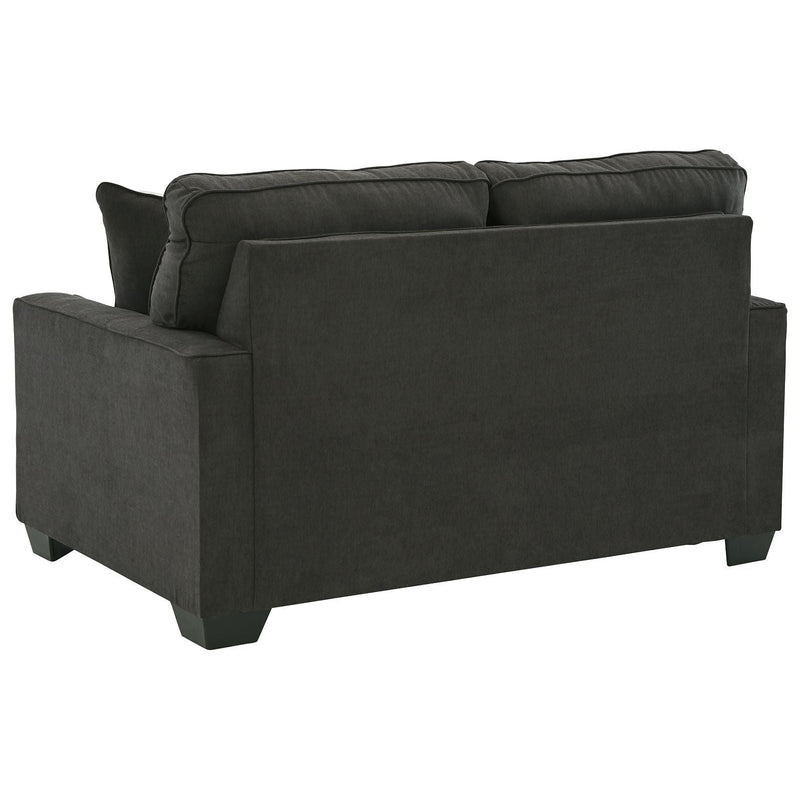 Lucina - Charcoal - Loveseat-Washburn's Home Furnishings