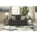 Lucina - Charcoal - Loveseat-Washburn's Home Furnishings