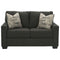 Lucina - Charcoal - Loveseat-Washburn's Home Furnishings