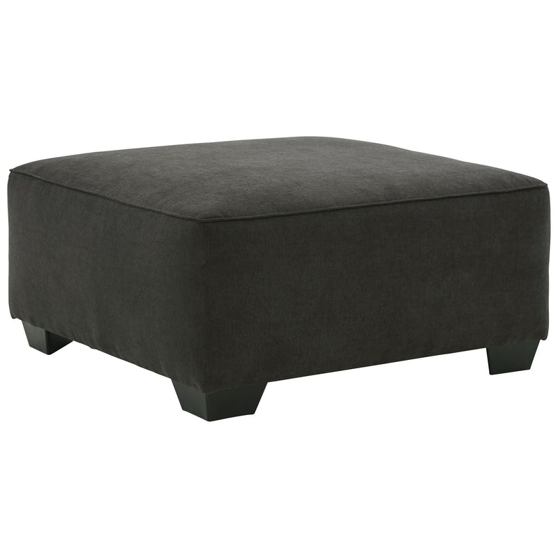 Lucina - Charcoal - Oversized Accent Ottoman-Washburn's Home Furnishings