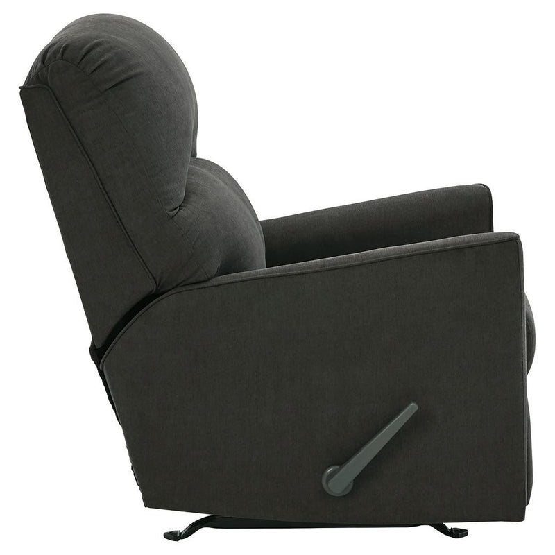 Lucina - Charcoal - Rocker Recliner-Washburn's Home Furnishings