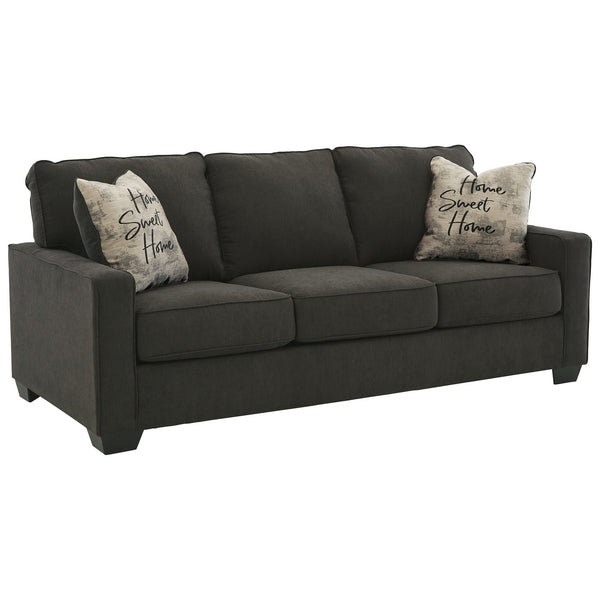 Lucina - Charcoal - Sofa-Washburn's Home Furnishings