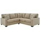 Lucina - Quartz - Left Arm Facing Loveseat 2 Pc Sectional-Washburn's Home Furnishings