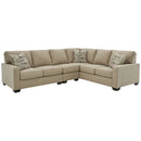 Lucina - Quartz - Left Arm Facing Loveseat 3 Pc Sectional-Washburn's Home Furnishings