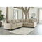 Lucina - Quartz - Left Arm Facing Loveseat 3 Pc Sectional-Washburn's Home Furnishings