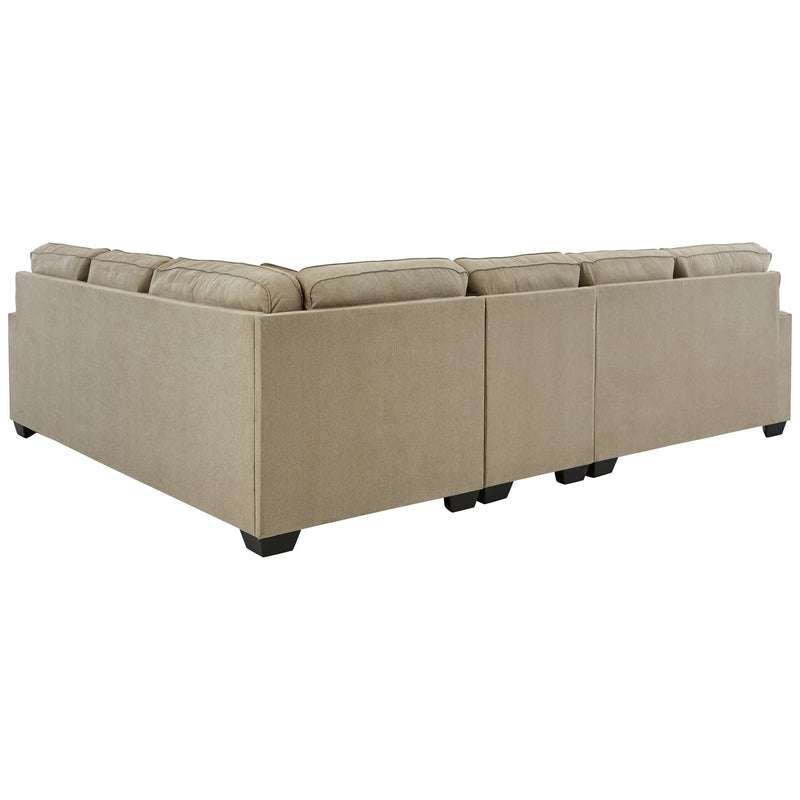 Lucina - Quartz - Left Arm Facing Loveseat 3 Pc Sectional-Washburn's Home Furnishings