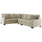 Lucina - Quartz - Left Arm Facing Sofa 3 Pc Sectional-Washburn's Home Furnishings