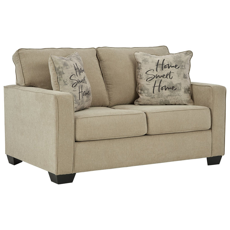 Lucina - Quartz - Loveseat-Washburn's Home Furnishings