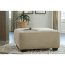 Lucina - Quartz - Oversized Accent Ottoman-Washburn's Home Furnishings