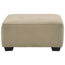 Lucina - Quartz - Oversized Accent Ottoman-Washburn's Home Furnishings