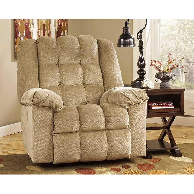 Ludden - Sand - Power Rocker Recliner-Washburn's Home Furnishings