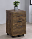 Luetta - Mobile Storage Cabinet - Brown-Washburn's Home Furnishings