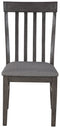 Luvoni - Dark Charcoal Gray - Dining Chair (set Of 2)-Washburn's Home Furnishings