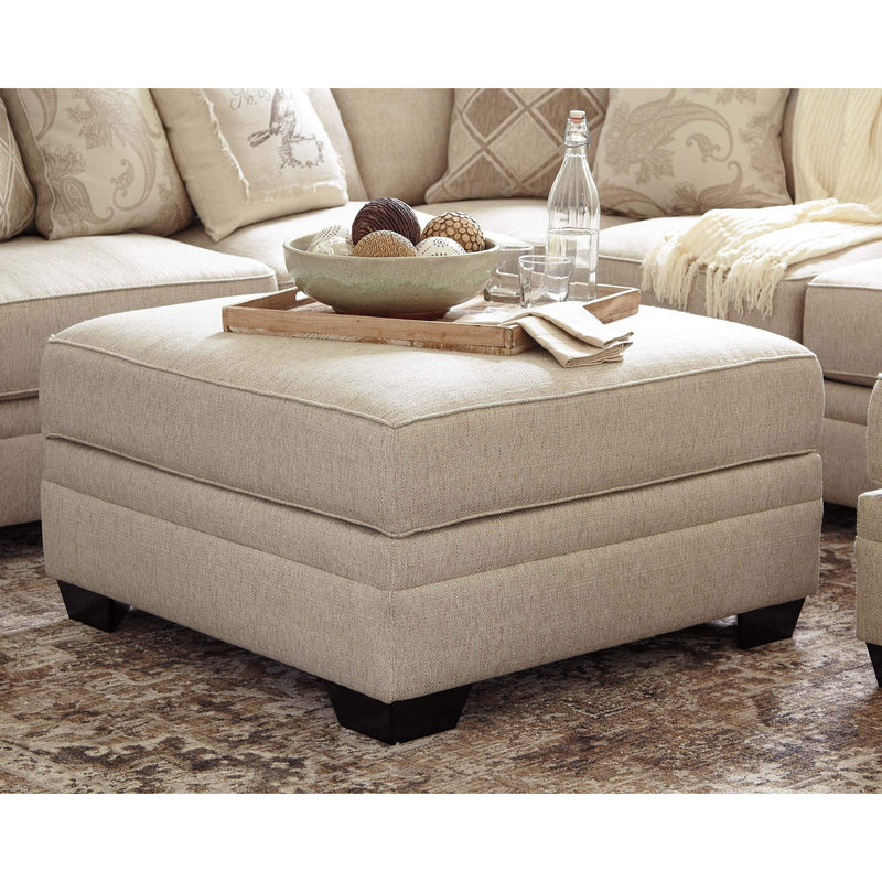 Luxora - Bisque - Ottoman With Storage-Washburn's Home Furnishings