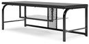 Lynxtyn - Black - Tv Stand-Washburn's Home Furnishings