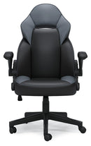 Lynxtyn - Gray/black - Home Office Swivel Desk Chair-Washburn's Home Furnishings