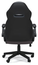 Lynxtyn - Gray/black - Home Office Swivel Desk Chair-Washburn's Home Furnishings