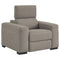 Mabton - Gray - Pwr Recliner/adj Headrest-Washburn's Home Furnishings