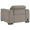 Mabton - Gray - Pwr Recliner/adj Headrest-Washburn's Home Furnishings