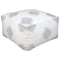 Mabyn - Ivory/black - Pouf-Washburn's Home Furnishings