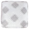 Mabyn - Ivory/black - Pouf-Washburn's Home Furnishings