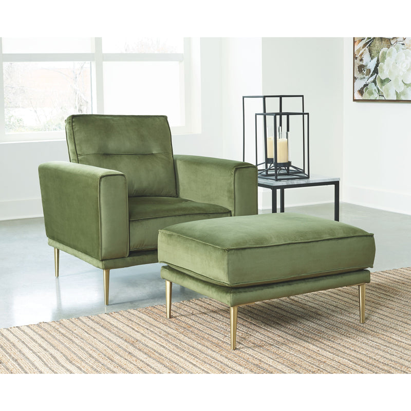 Macleary - Moss - 2 Pc. - Chair, Ottoman-Washburn's Home Furnishings