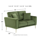 Macleary - Moss - Loveseat-Washburn's Home Furnishings