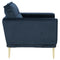 Macleary - Navy - 2 Pc. - Chair, Ottoman-Washburn's Home Furnishings